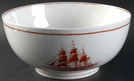 Flying Cloud Rust 9" Salad Serving Bowl