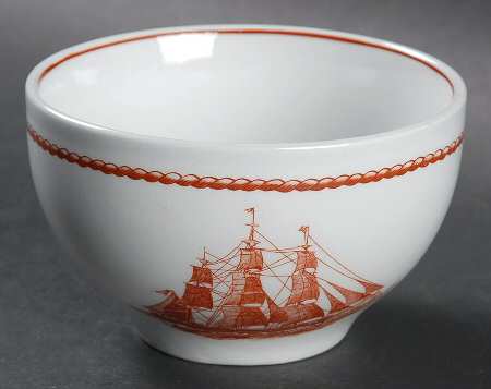 Flying Cloud Rust Mini Open Sugar Bowl by Wedgwood