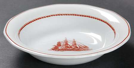 Flying Cloud Rust Fruit/Dessert (Sauce) Bowl by Wedgwood