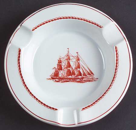 Flying Cloud Rust 5" Ashtray