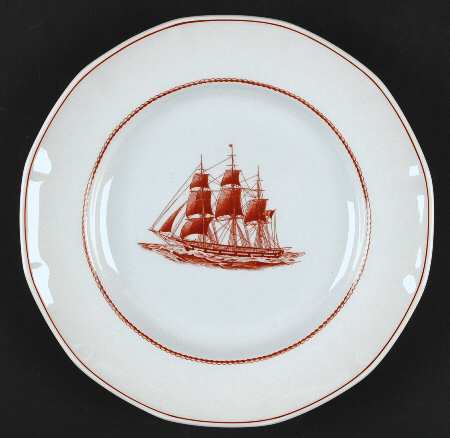 Flying Cloud Rust Luncheon Plate by Wedgwood