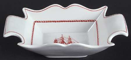 Flying Cloud Rust 6" Sweet Meat Dish