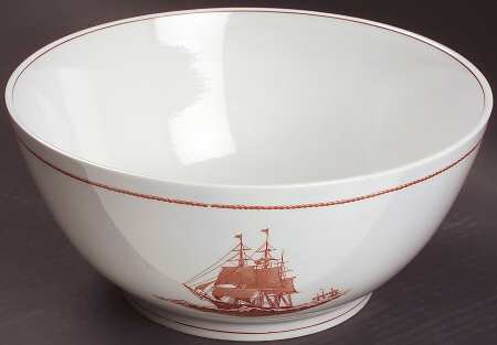 Flying Cloud Rust 10" Large Salad Serving Bowl
