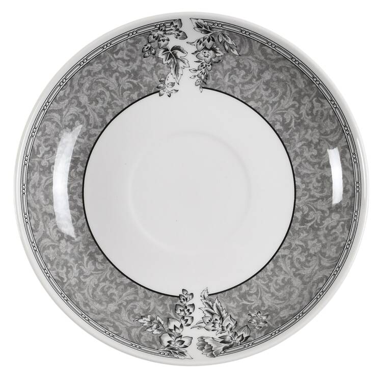 Fleur Damask Saucer for Breakfast Cup