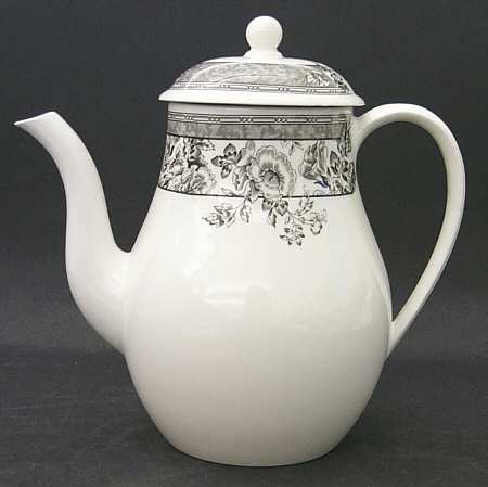 Fleur Damask Coffee Pot & Lid