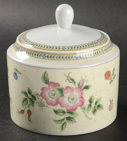 Fleur Sugar Bowl & Lid