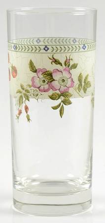 Fleur Glassware Flat Tea