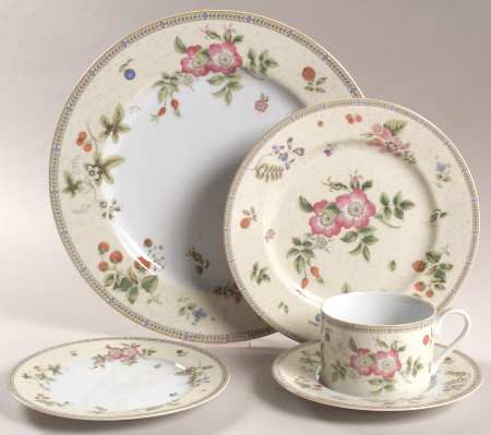 Fleur 5-Piece Place Set=Csfl or Csft,Dp,Sp,Bb