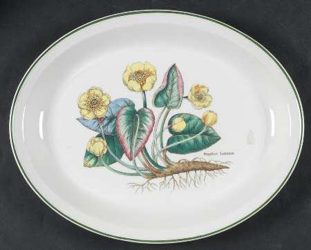 Florabunda 13" Oval Serving Platter