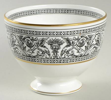 Florentine Black (Black Dragons) Open Sugar Bowl