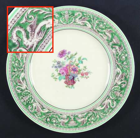 Florentine Green (Flower Basket Center) by Wedgwood