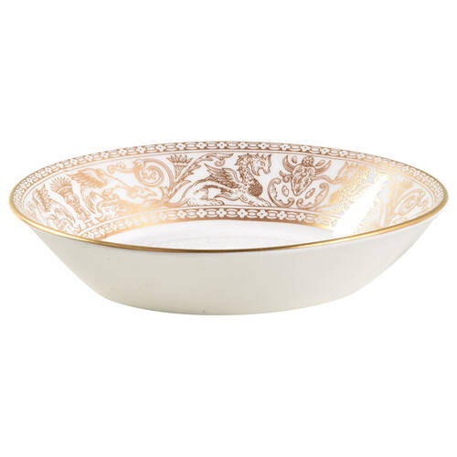 Florentine Gold (Gold Dragons, White) Fruit/Dessert (Sauce) Bowl