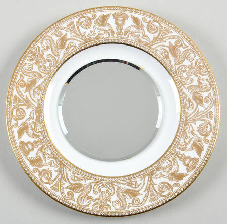 Florentine Gold (Gold Dragons, White) Mirror-Small (SP) HC