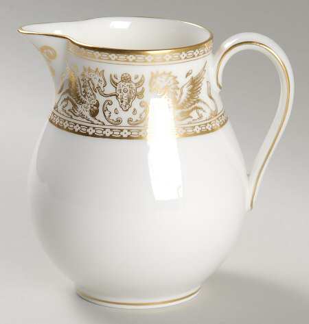Florentine Gold (Gold Dragons, White) Creamer