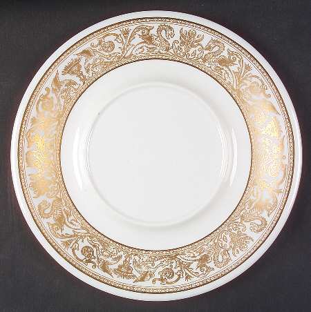 Florentine Gold (Gold Dragons, White) Underplate for Tureen