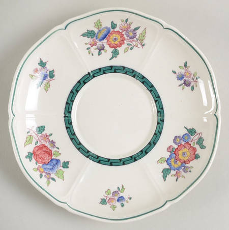 Floral (Scallop) Saucer for Oversized Cup