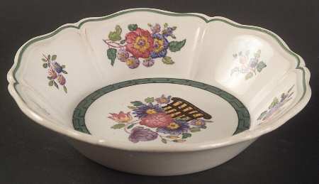 Floral (Scallop) Fruit/Dessert (Sauce) Bowl