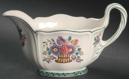 Floral (Scallop) Gravy Boat