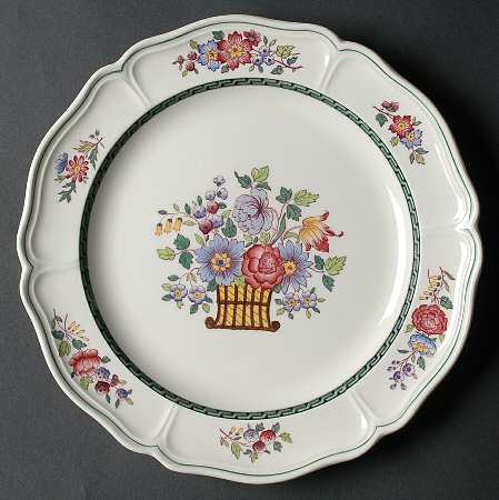 Floral (Scallop) Dinner Plate