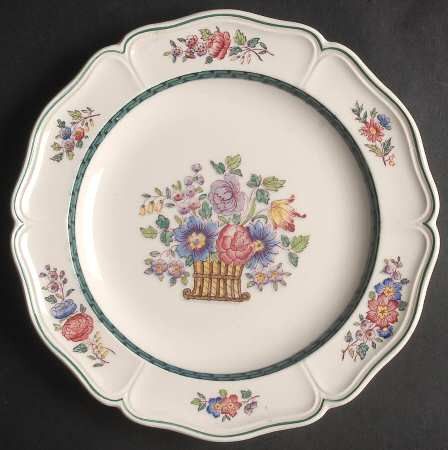 Floral (Scallop) Salad Plate