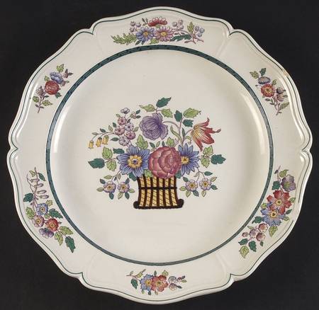 Floral (Scallop) 12" Chop Plate (Round Platter)