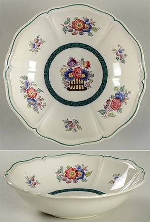 Floral (Scallop) Coupe Cereal Bowl