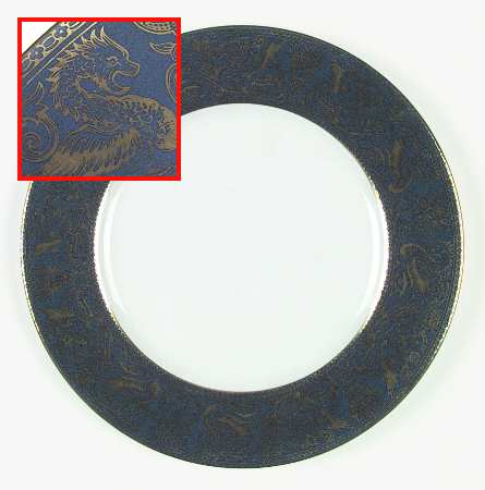 Florentine Green (Teal) (No Center Design) by Wedgwood
