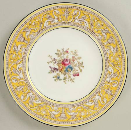 Florentine (Yellow Band, Flower Center) by Wedgwood