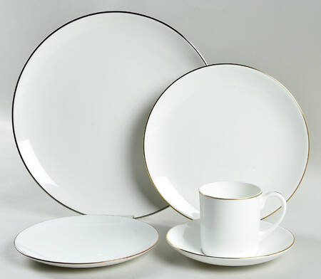 Formal Gold 5 Piece Place Setting