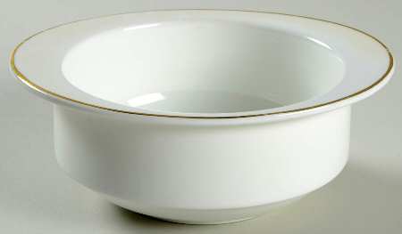 Formal Gold Flat Cream Soup Bowl