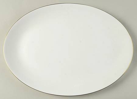 Formal Gold 14" Oval Serving Platter