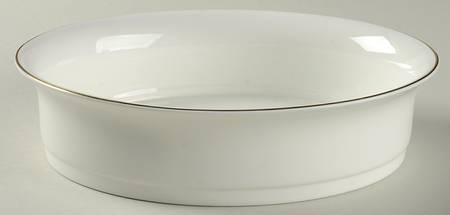 Formal Gold 8" Oval Vegetable Bowl