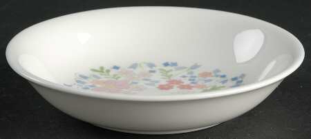 Forget Me Not (Bone China, No Trim) Fruit/Dessert (Sauce) Bowl