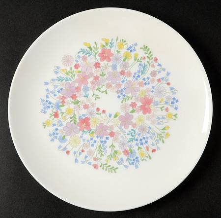 Forget Me Not (Bone China, No Trim) Luncheon Plate