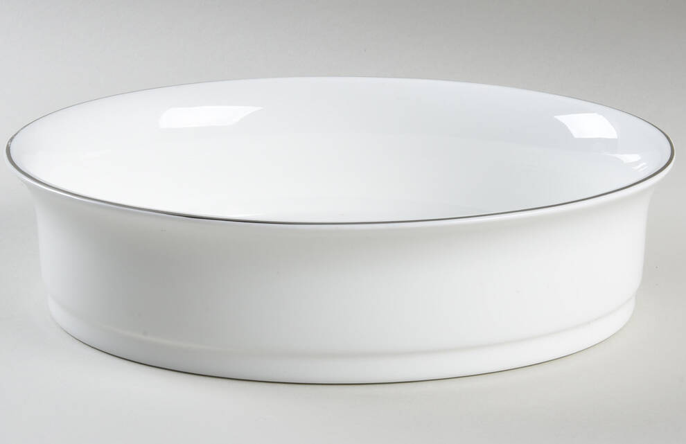Formal Platinum 8" Oval Vegetable Bowl