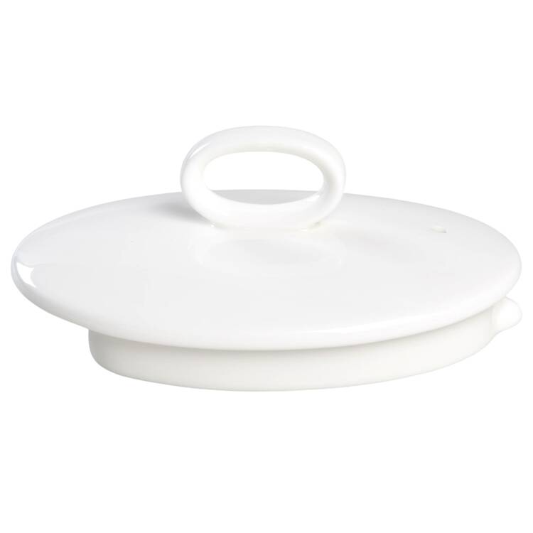 Formal White Lid for Teapot