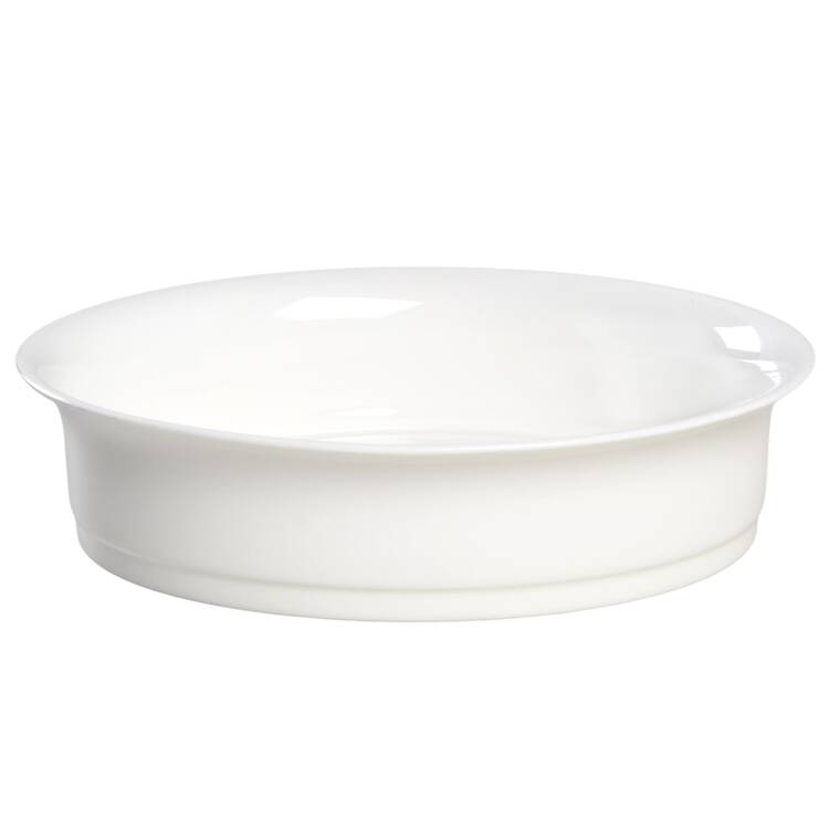 Formal White 9" Oval Vegetable Bowl