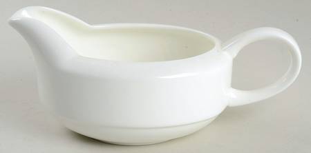 Formal White Gravy Boat