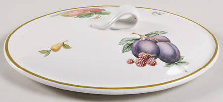 Fruit Sprays Croft (Rim Shape) Lid for 2 Quart Oval Covered Casserole