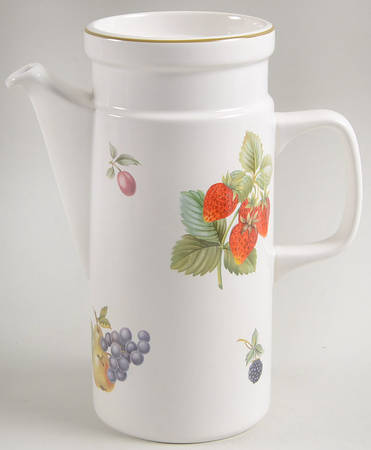 Fruit Sprays Sterling (Coupe Shape) Coffee Pot No Lid