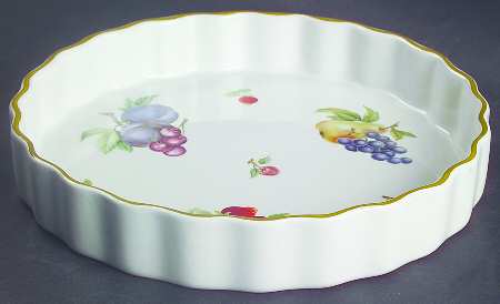 Fruit Sprays Sterling (Coupe Shape) 8" Quiche