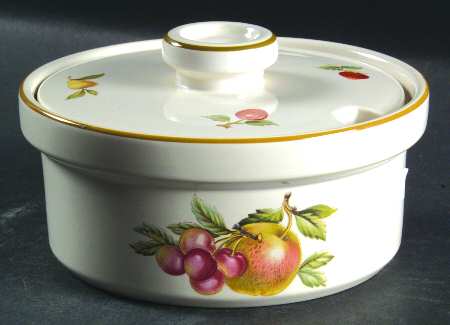 Fruit Sprays Sterling (Coupe Shape) Sugar Bowl & Lid