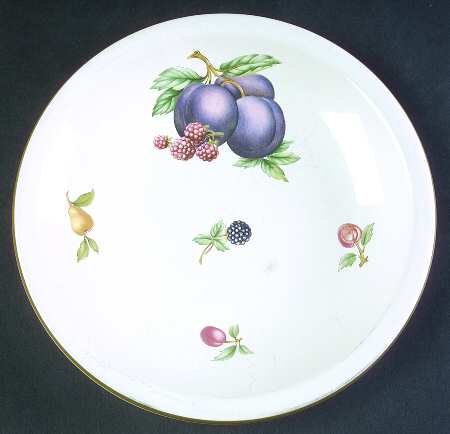 Fruit Sprays Sterling (Coupe Shape) Bread & Butter Plate