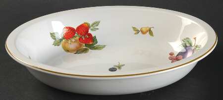 Fruit Sprays Sterling (Coupe Shape) 9" Oval Vegetable Bowl