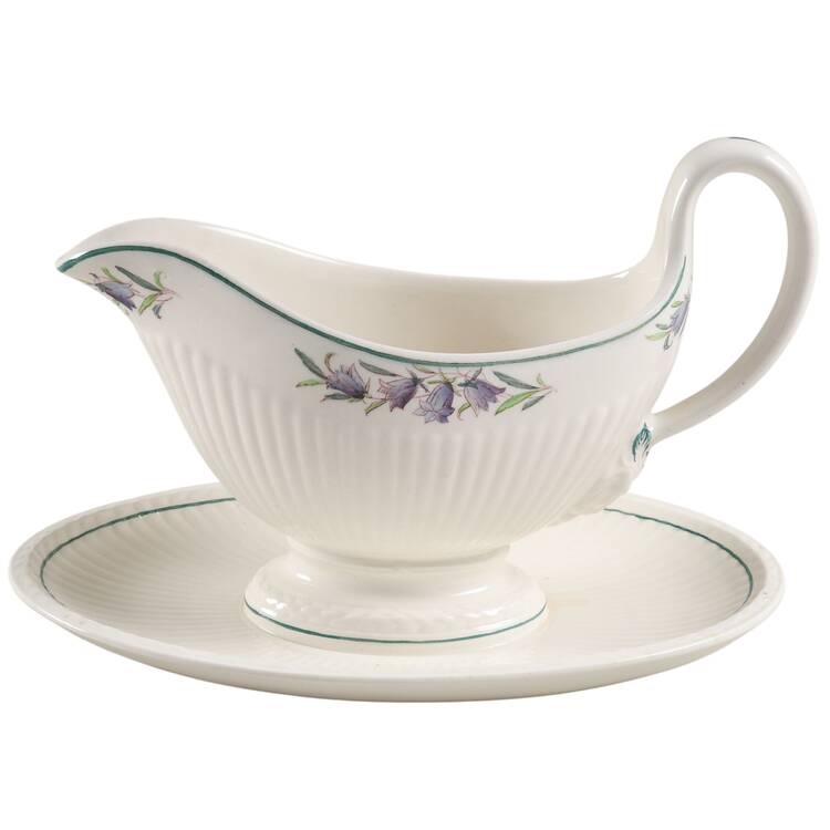 Garden Club Gravy Boat with Attached Underplate