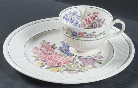 Garden Club Snack Plate & Cup Set