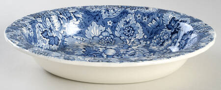 Gainsborough Blue 9" Oval Vegetable Bowl