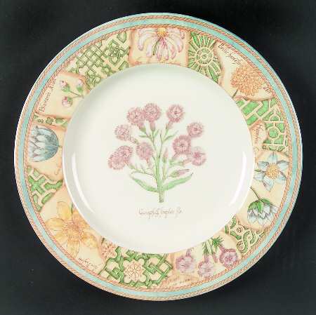 Garden Maze Luncheon Plate