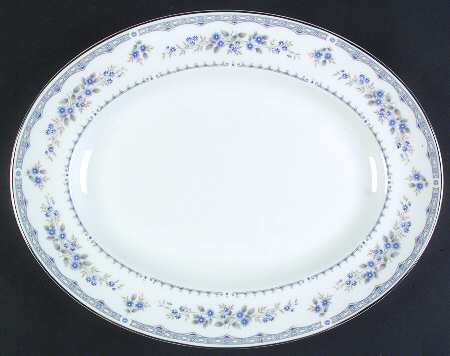 Gardenia 14" Oval Serving Platter