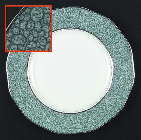 Garden (Aqua Border) by Wedgwood